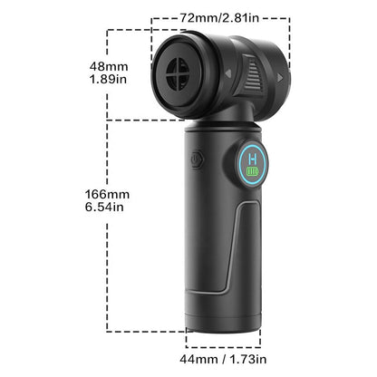 Cordless Handheld Vacuum & Blower — 6 Attachments, 45-Minute Runtime, USB-C