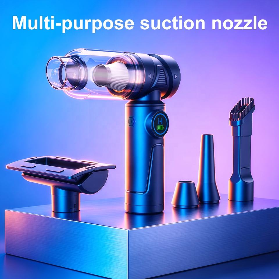Cordless Handheld Vacuum & Blower — 6 Attachments, 45-Minute Runtime, USB-C