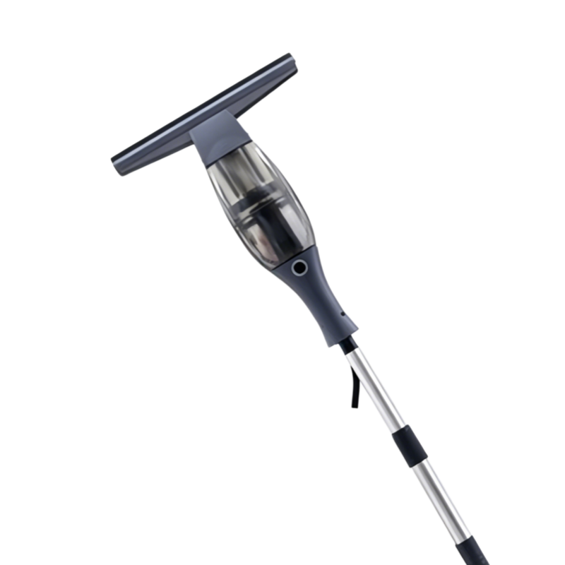 Window Cleaning Kit — Vacuum Squeegee, Spray Bottle & Telescopic Pole