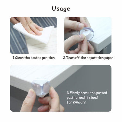 Invisible Corner Guards for Furniture – Clear Baby Proof Bumpers for Tables, Desks & Countertops