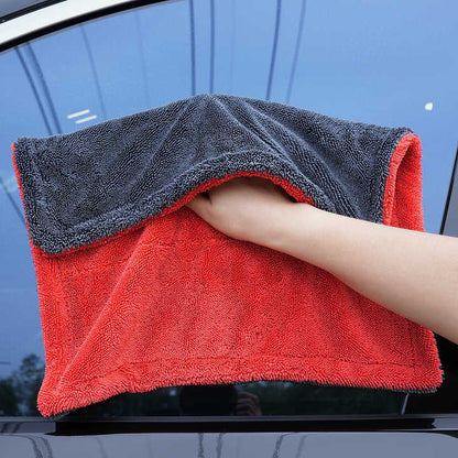 Microfiber Car Drying Towel – 1400 GSM Twisted Loop, Dries an Entire Car Without Wringing