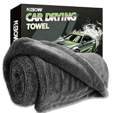 Microfiber Car Drying Towel – 1400 GSM Twisted Loop, Dries an Entire Car Without Wringing