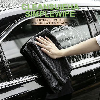 Microfiber Car Drying Towel – 1400 GSM Twisted Loop, Dries an Entire Car Without Wringing