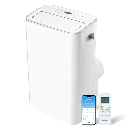 PRO - Mobile Klimaanlage 4-in-1, Kapazität 12000 BTU/h, Kühlung, Belüftung, Heizung, Entfeuchtung