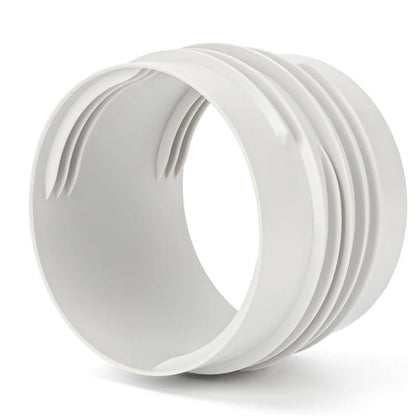 Universal Exhaust Hose Connector — Dual-Diameter 5.1" / 5.9", Leak-Resistant ABS