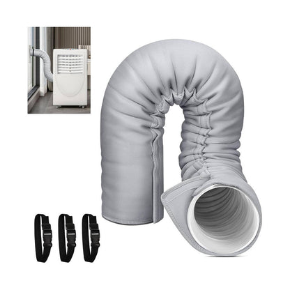 Insulated Exhaust Hose Wrap for Portable Air Conditioners — Keeps Radiated Heat Out of the Room