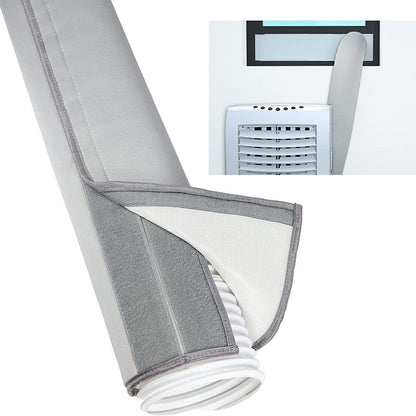 Insulated Exhaust Hose Wrap for Portable Air Conditioners — Keeps Radiated Heat Out of the Room