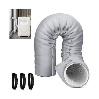 Insulated Exhaust Hose Wrap for Portable Air Conditioners — Keeps Radiated Heat Out of the Room