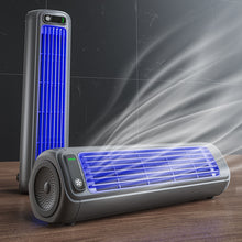 Portable Tower Fan — No-Drill Wall Mount, 2000mAh Rechargeable, 3 Speeds