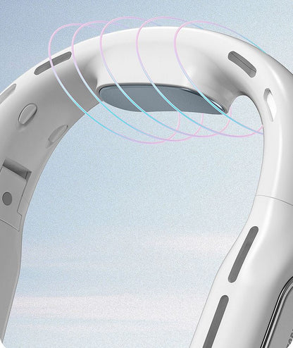 Bladeless Neck Fan — Hands-Free Wearable Fan with 3 Speeds, Rechargeable