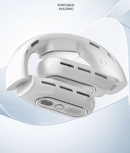 Bladeless Neck Fan — Hands-Free Wearable Fan with 3 Speeds, Rechargeable