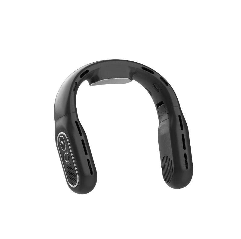 Bladeless Neck Fan — Hands-Free Wearable Fan with 3 Speeds, Rechargeable