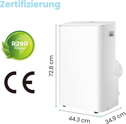 — 4-in-1 Portable Air Conditioner, 12,000 BTU | Cool, Heat, Dehumidify, Fan