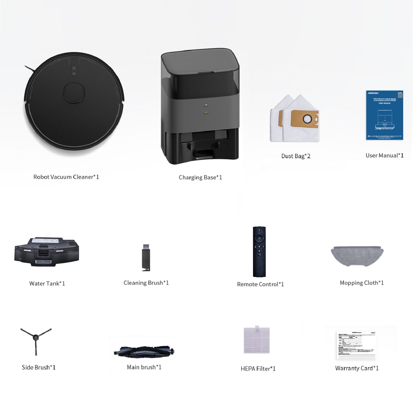 Self-Emptying Robot Vacuum — Vacuums, Sweeps & Mops, Room Mapping, App & Voice Control