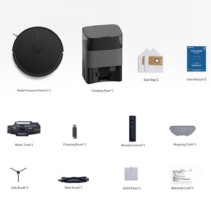 Self-Emptying Robot Vacuum — Vacuums, Sweeps & Mops, Room Mapping, App & Voice Control
